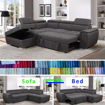Convertible Sleeper Sofa Beds with Storage for Modern Living Rooms
