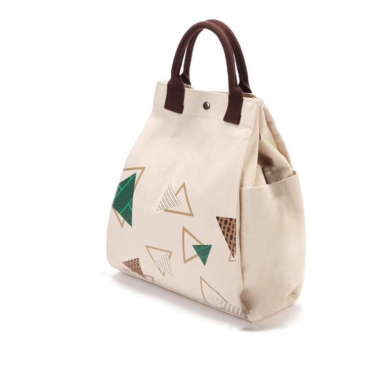 Eco-Friendly Large Jute Women Tote Handbag Cotton Leather Tote bag