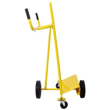 750LBS/340KGS Four Wheel Drywall Dolly Cart - Manual Hand Truck for Home Use