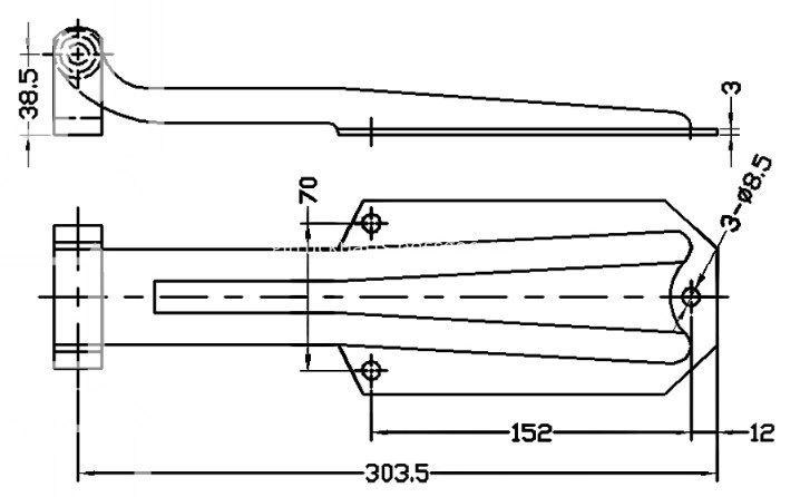 Strap Hinge for Trailer Door