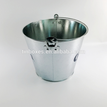 round metal tin barrel with bottle opener