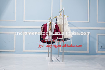 Foldable Metal cloth rack with stand /Foldable Coat Hanger