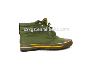 Canvas Army Training Shoes China Xinxing Olive Green Army Canvas Solider Shoes