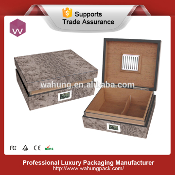 Newest design Cigar humidor wooden Cedar Cigar Box Wholesale