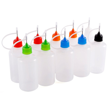 100pcs x 3ml-120ml Dropper Bottles Needle Tip Empty LDPE Squeeze Dropper Juice Eye E Liquid Containers + Mini Funnels