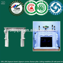 Interior Decoration Traditional Decor Fiberglass Gypsum Plaster Fireplace Surround