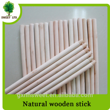 Natural wood broom stick