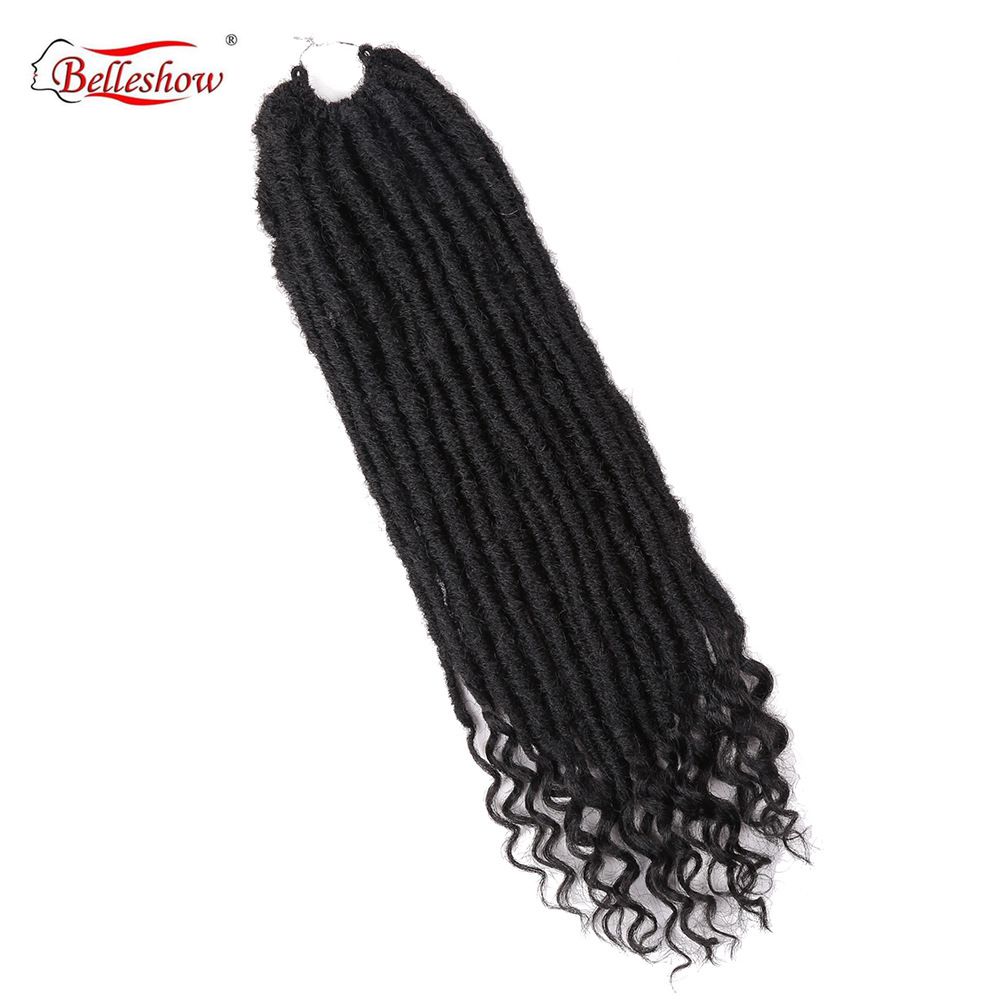Hot sell synthetic fashion crochet hair SOUL GODDESS 20inch low temperature flame retardant silk ombre faux dreadlocks hair