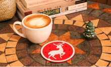 Christmas Suppliers Christmas Coaster Cup Cup Coaster