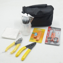 Fiber Optic Tool Kit With Fiber Optic Stripping Tool Kit de Fibra Optica