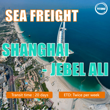 Marine Shipment From Shanghai To Jebel Ali Dubai