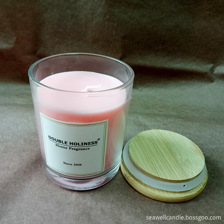 Natural Soy Pink Candle Relax