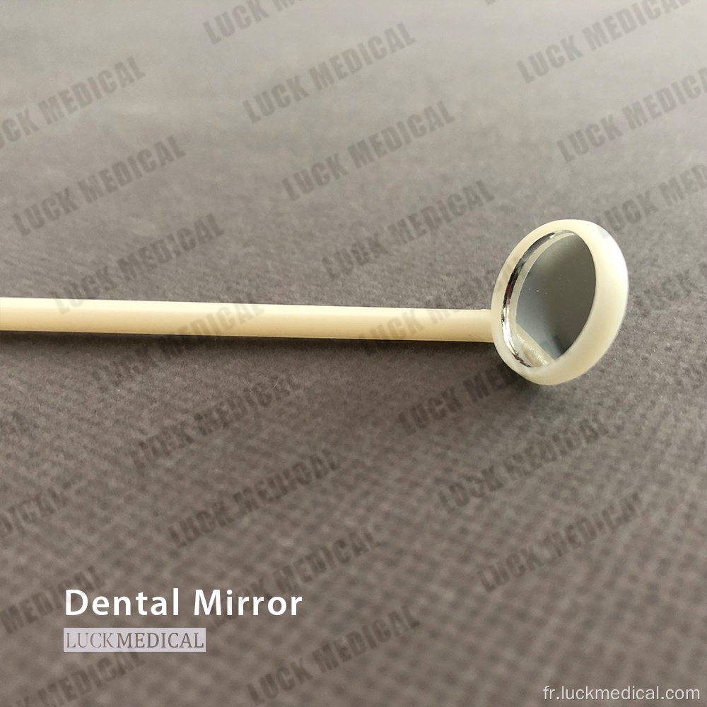 Miroir oral en plastique jetable Miroir Deantal