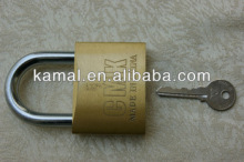 Middle brass padlock