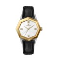 Octagon design Stainless steel Quartz watch