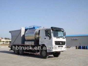 Synchronous pavement surface truck,howo truck