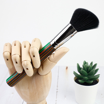 Ensemble de pinceaux de maquillage pour fond de teint en bois spécial LOGO personnalisé