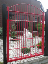 1m Height Wire Mesh Single Swing Gates