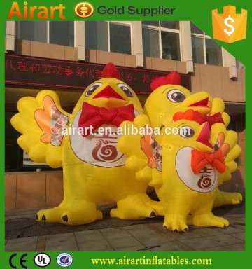 2017 popular giant inflatable rooster,decorative inflatable rooster