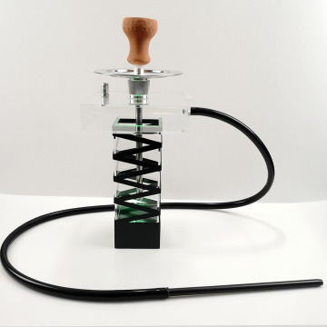 New model led hookah acrylic material shisha nargile hookahs with led light