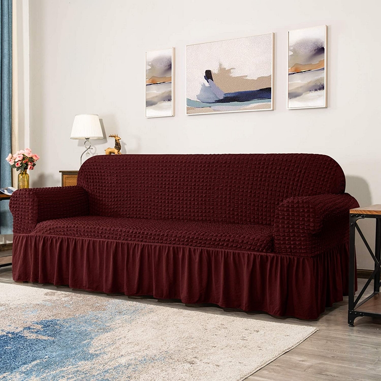 Customized color hot sale strech household decoration sofa covers for 3 seater sofa