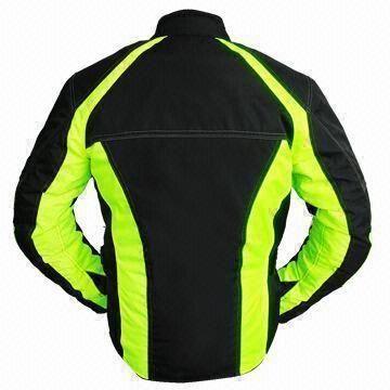 Racing apparel, water-resistant, with removable lining