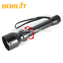 Long Distance Emergency Zoomable Rechargeable Aluminum Infrared Led FlashLight