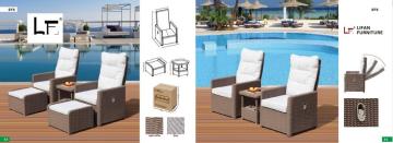 Rattan Sofa Garden Furniture Wicker Sofa Set