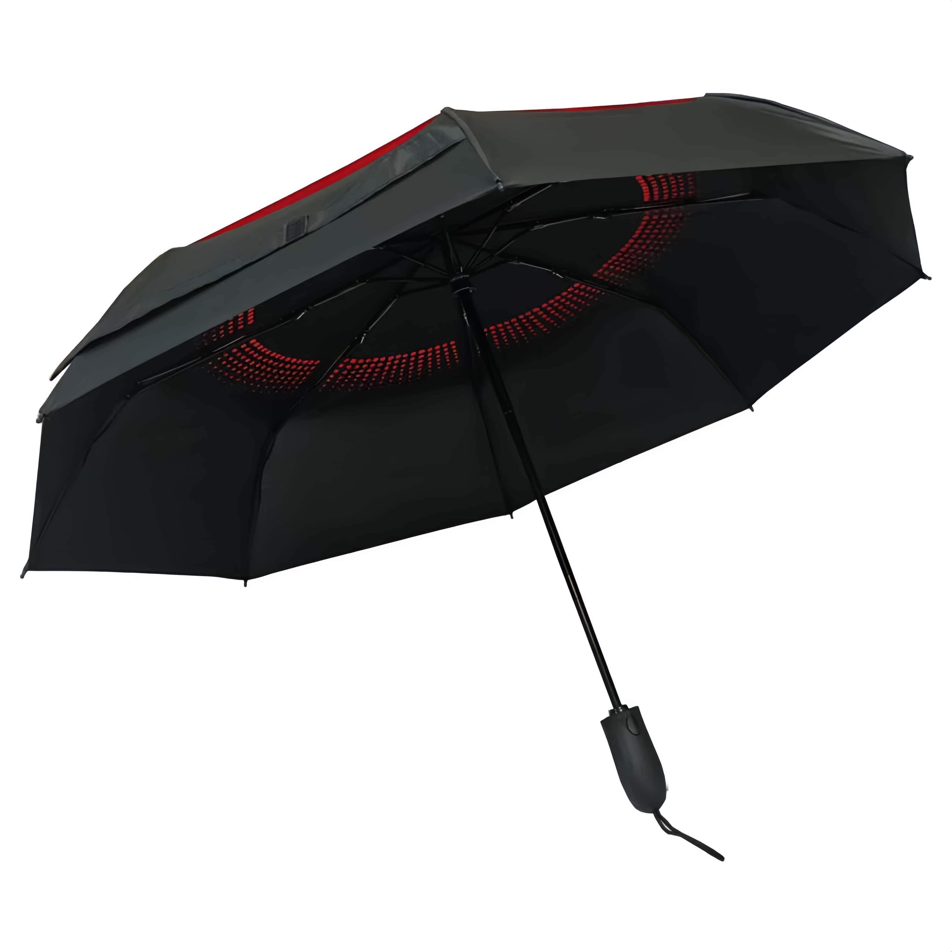 Paraguas de viaje a prueba de viento de 3 pliegues para senderismo Windproof 3 Fold Travel Umbrella for Hiking