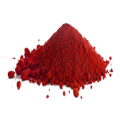 Poudre de couleur en céramique rouge d&#39;oxyde de fer