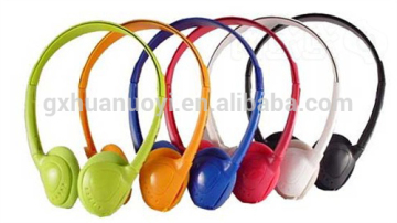 headphone for aviation / double pin adaptor earbuds /cheapest headphone/disposable Earphon/airline headset/headphone with sponge