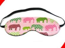 ODM / OEM Cute Pattern Printed Polyester Sleeping Eye Mask