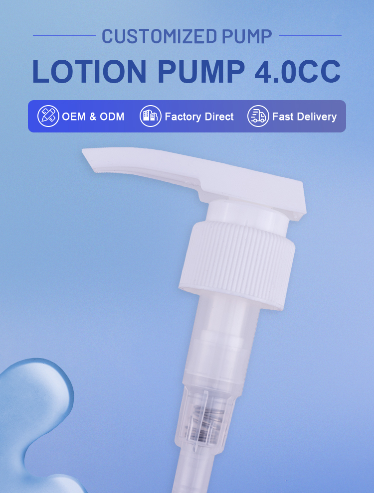 Factory Direct Sale Screw Plastic Bottle Airless Cosmetic Lotion Pump