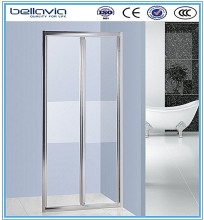two glasses folding shower screens , bath shower screens, free standing shower screen