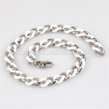 Stainless steel chunky chain necklace