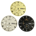 Waffle Guilloche watch dial in 2 subdials