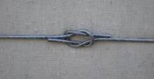 Double loops cotton baling tie wire