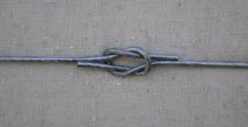 Double loops cotton baling tie wire