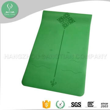 PU travel yoga mat thin rubber mat