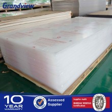 2" thick translucent plexiglass acrylic sheet