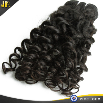 Double Layers Mongolian Human Hair 8A Jerry Curl Hair Weft