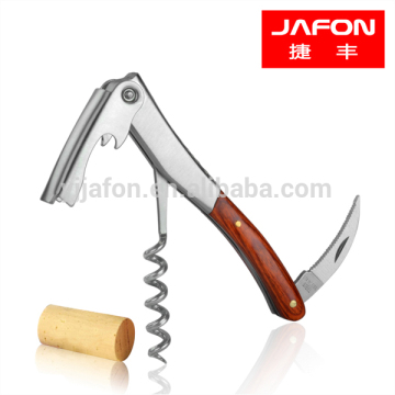 Personalized logo bottle opener corkscrew keychain KO178