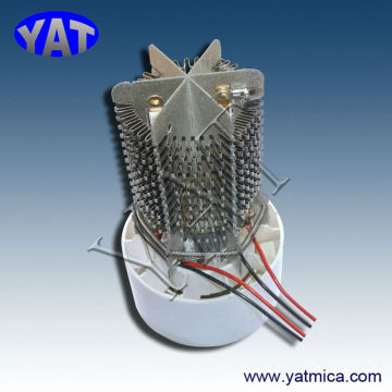 Various mica insulated material resistive heating hair dryer parts