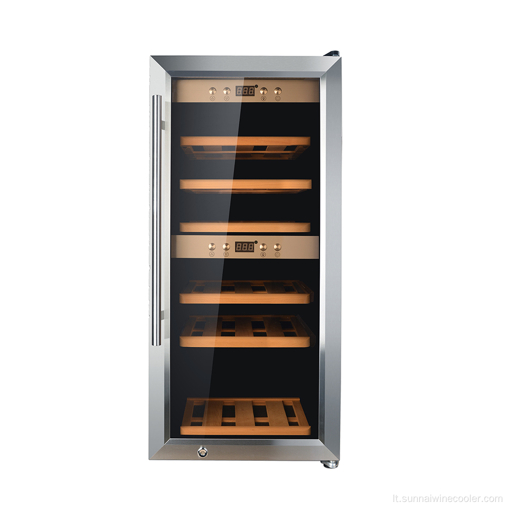 Vyno rūsio kambario vyno lentynos šaldytuvas viešbučiui