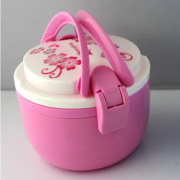 100744 lunch box with lock, plastic container food packaging,school lunch box