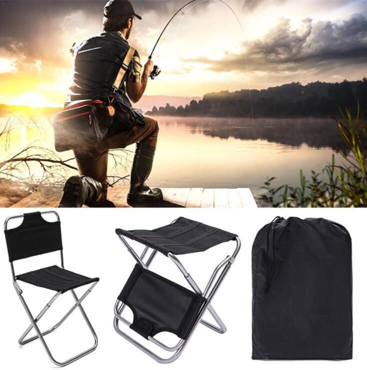 Aluminum Portable Folding Camping Chair Outdoor Foldable Fishing Chair Beach Chiar