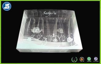 Cosmetic Clear Plastic Folding Cartons , Biodegradable PVC