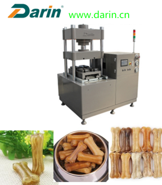 Dog chews rawhide bone pressing machine