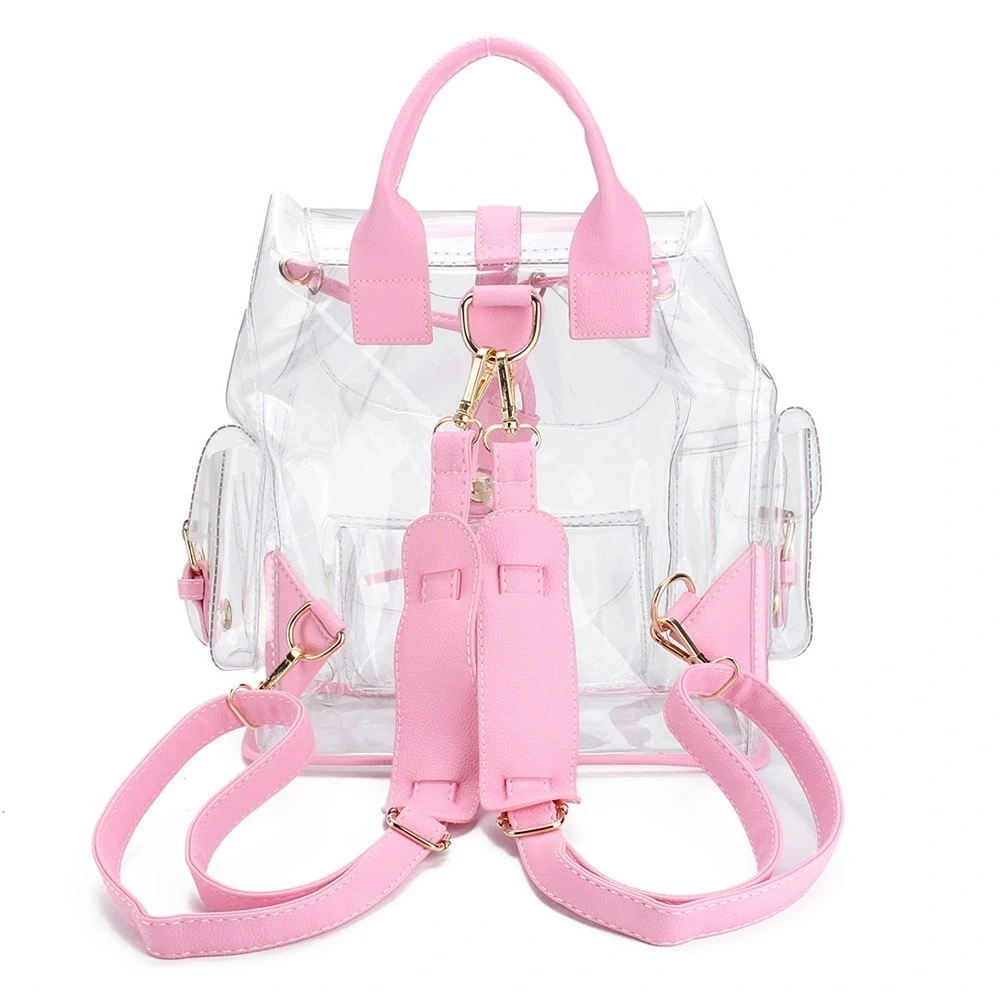 Fashion PVC Clear Bag Waterproof School Backpack Clear School Backpack Bag