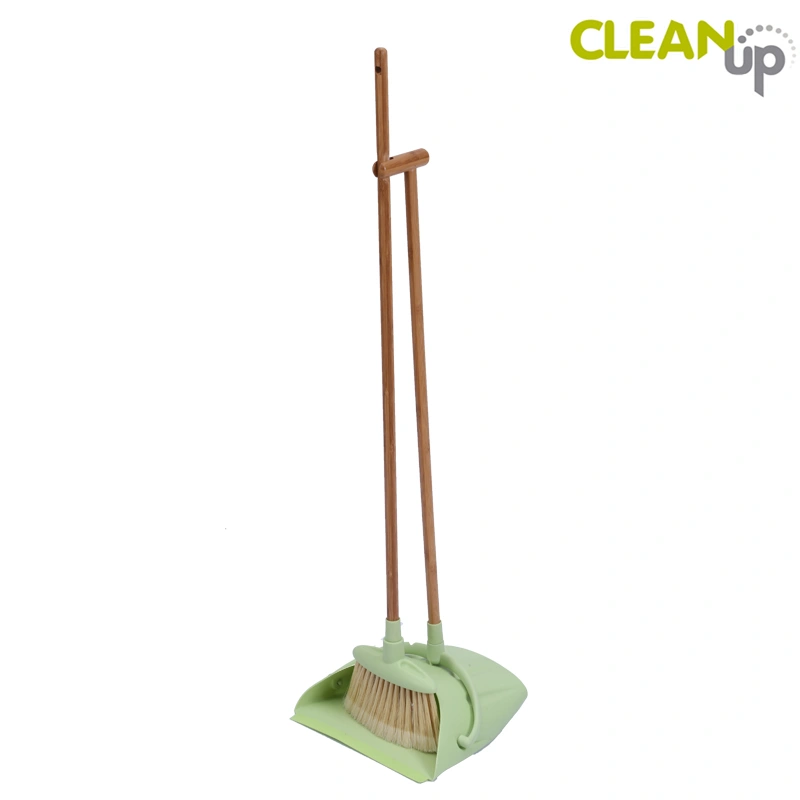 Home Cleaning Wooden Dust Broom with Bamboo Bristles/Floor Cleaning